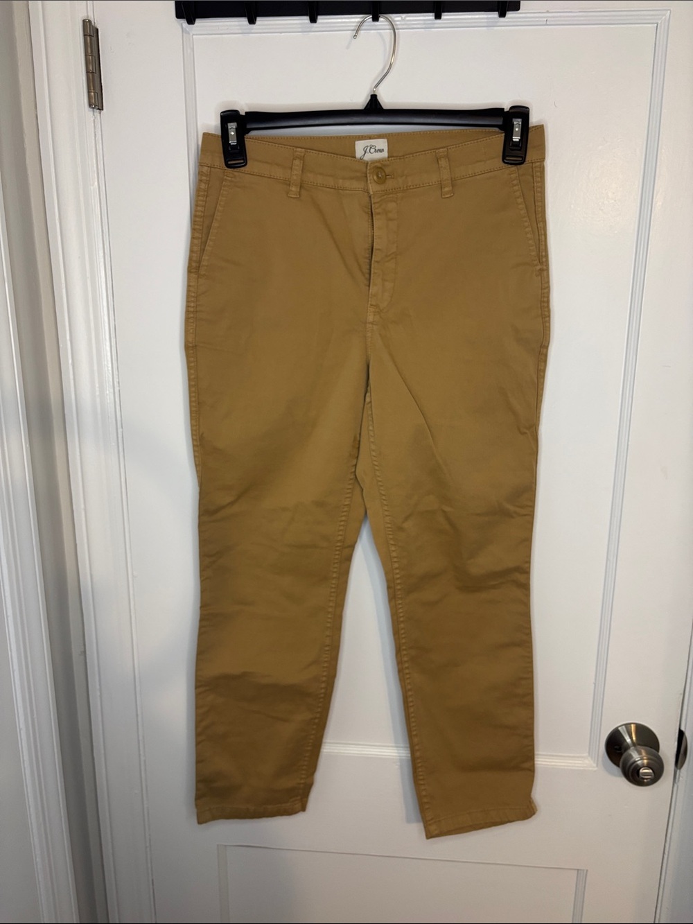 J. Crew Straight Leg Chinos in Camel